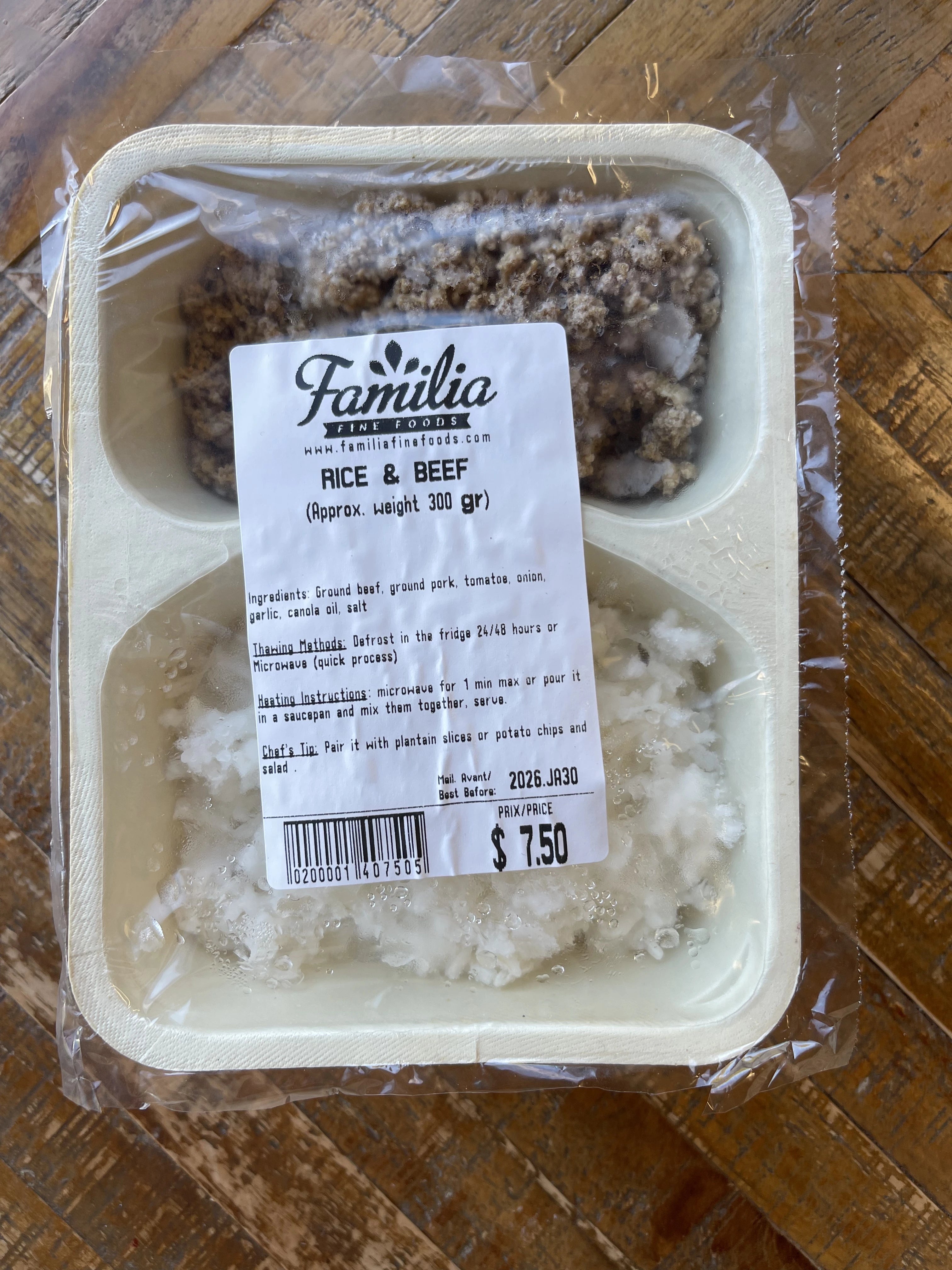 Rice & Beef Kids Meal (300 gr)