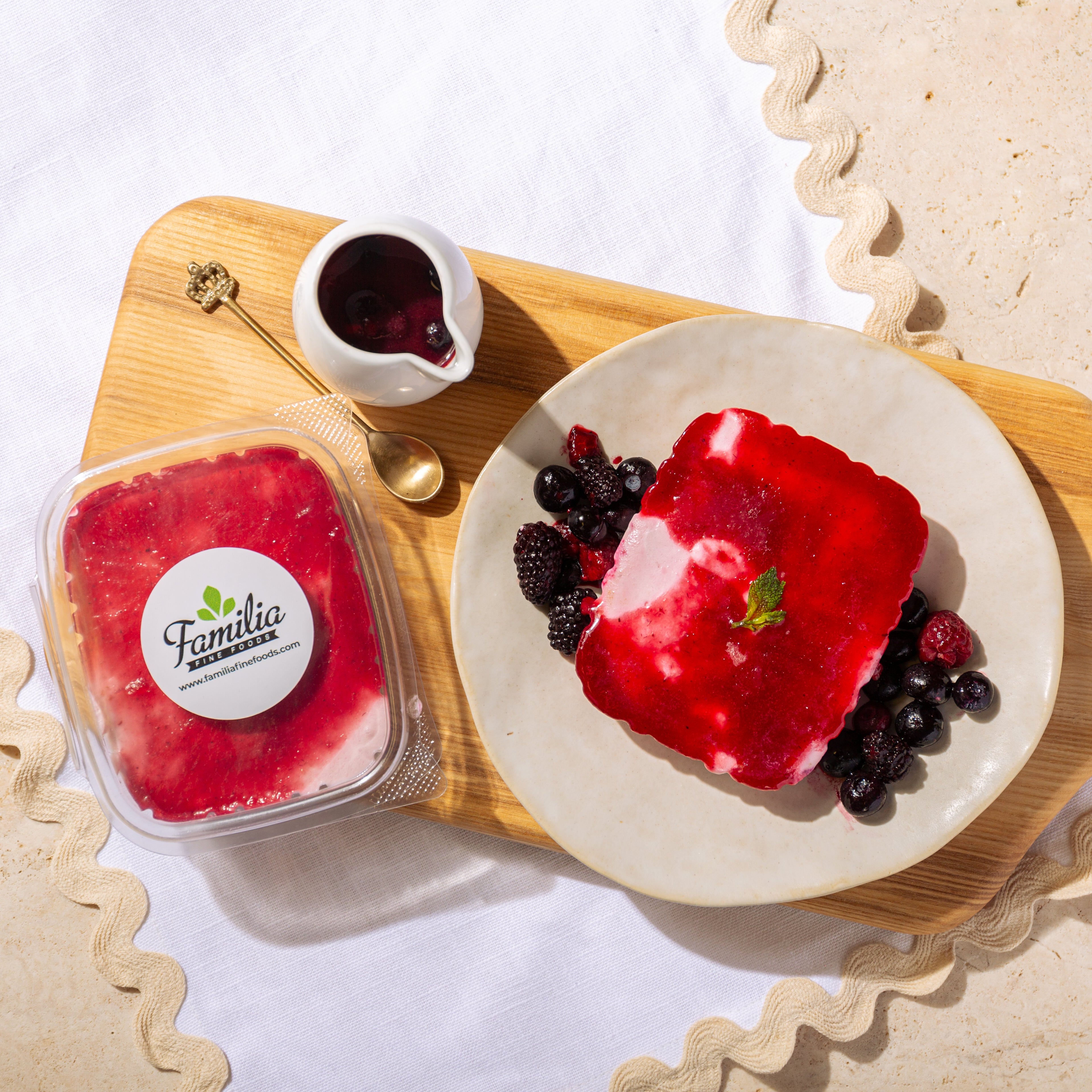 Mora (Blackberry) Cheesecake