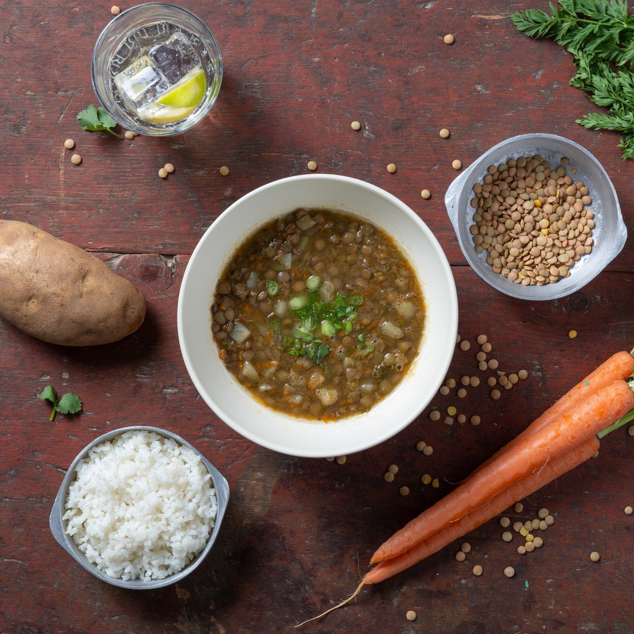 Green Lentil Soup (approx. 450ml)