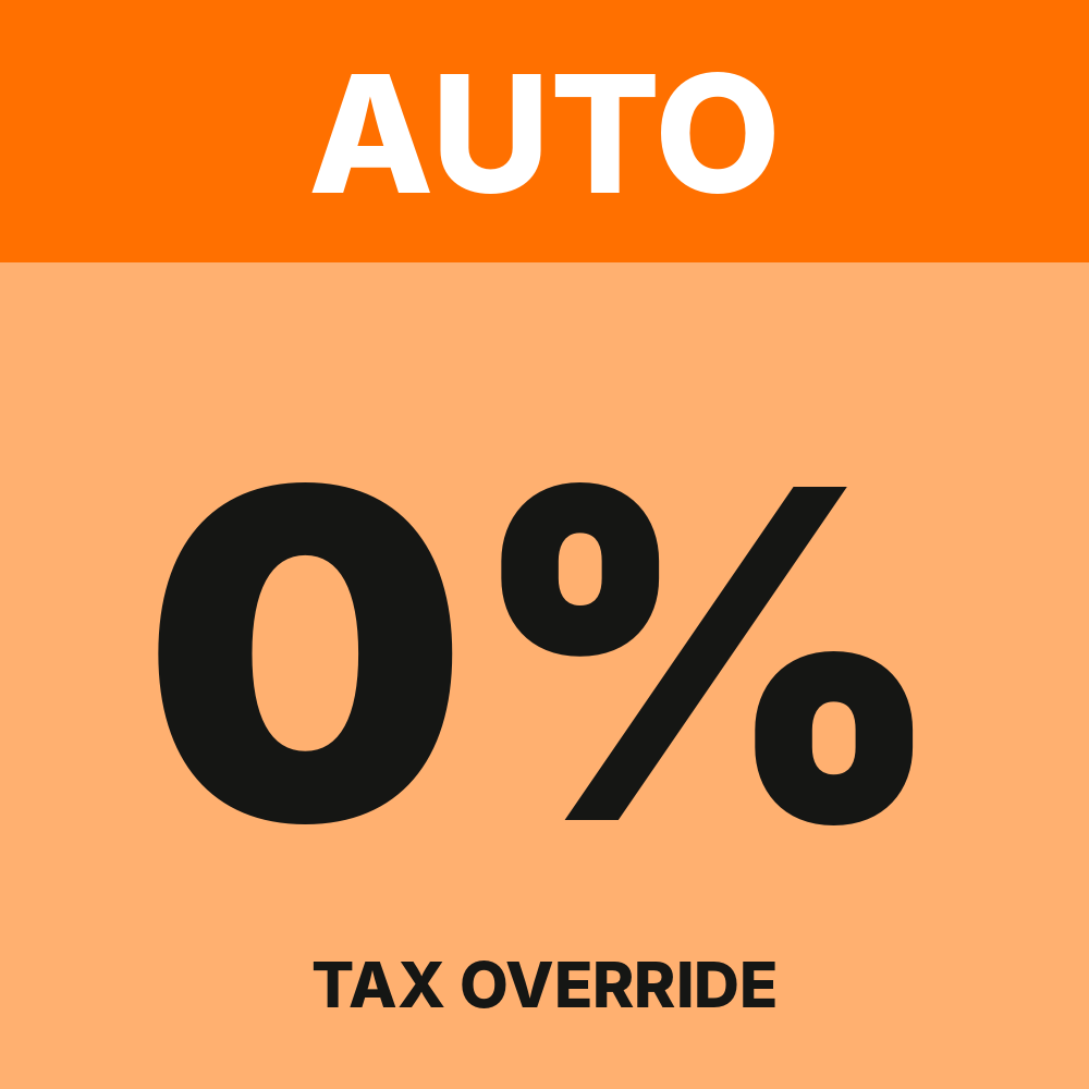 Tax override 0% Ontario - Automatica