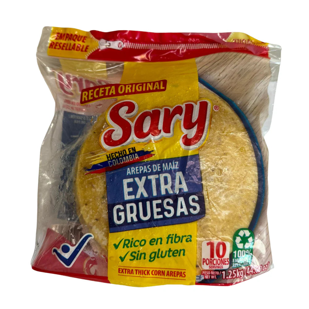 Arepa de maiz extragruesa Sary