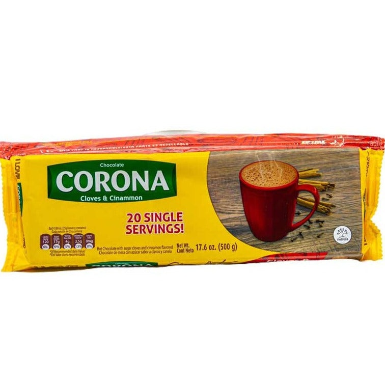Chocolate Clavos y Canela Corona 500 gr
