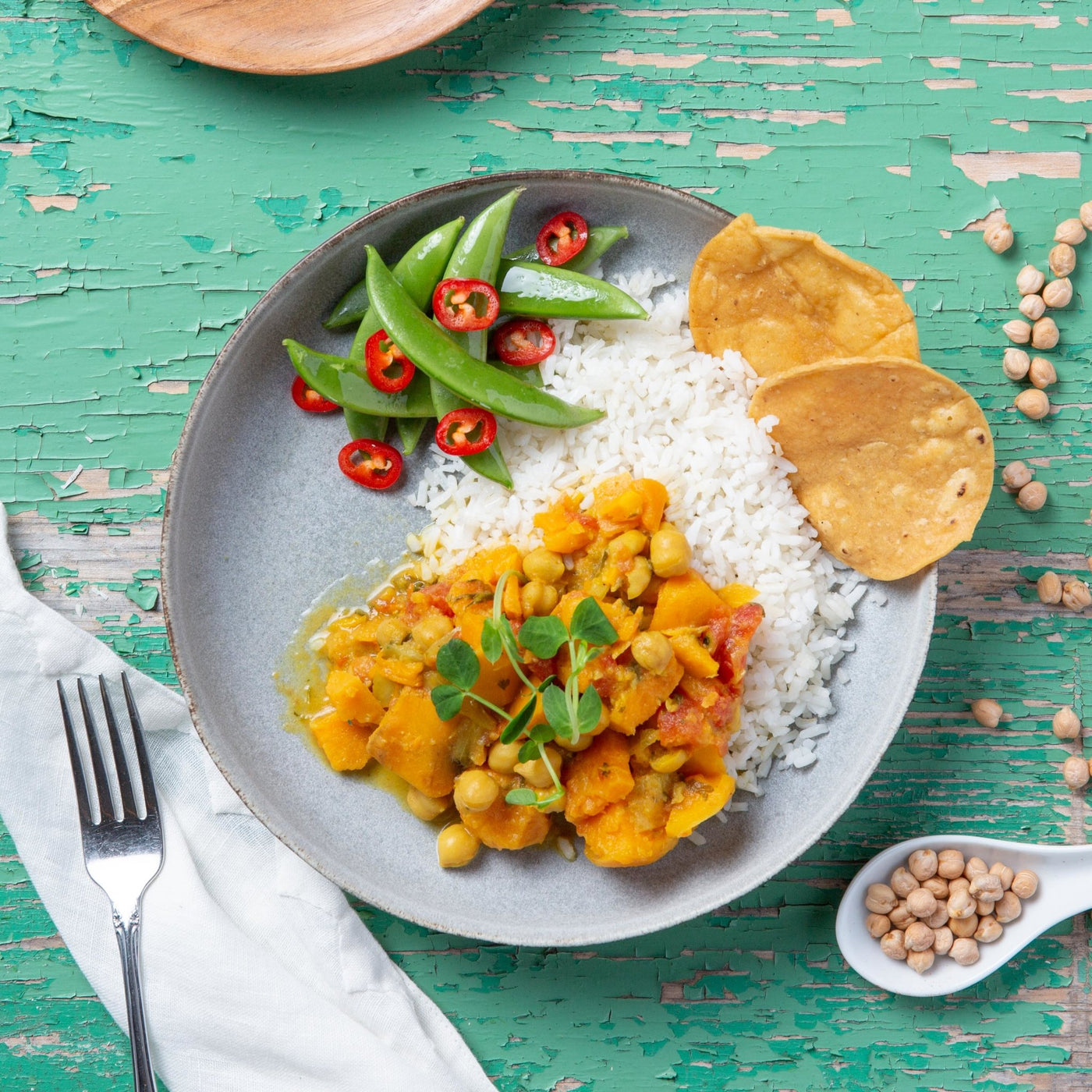 Vegetarian Coconut Curried Sweet Potato and Chickpea Stew- GF  (approx. 750g)