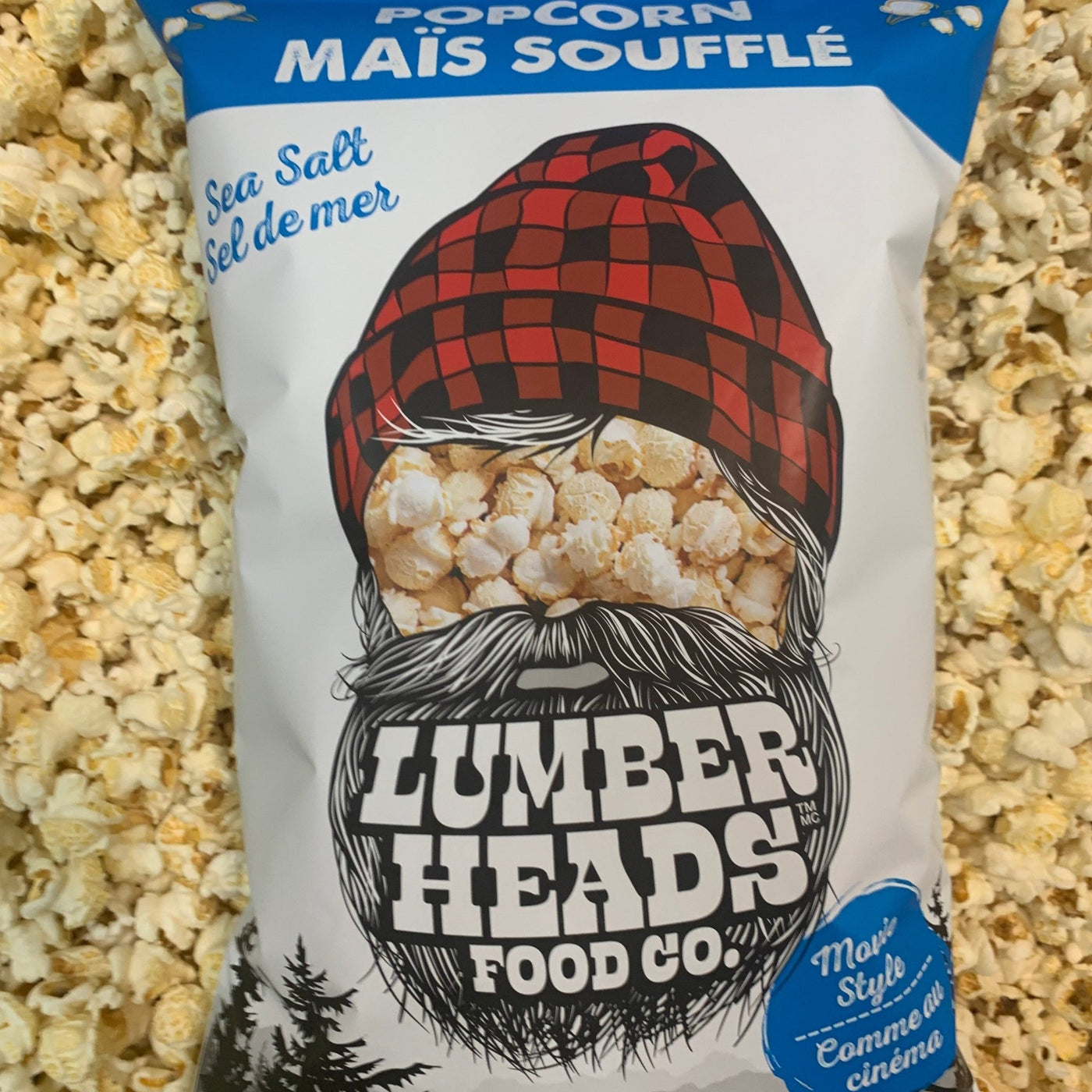 Kettle Corn LumberHeads - Popcorn Sea Salt 120gr