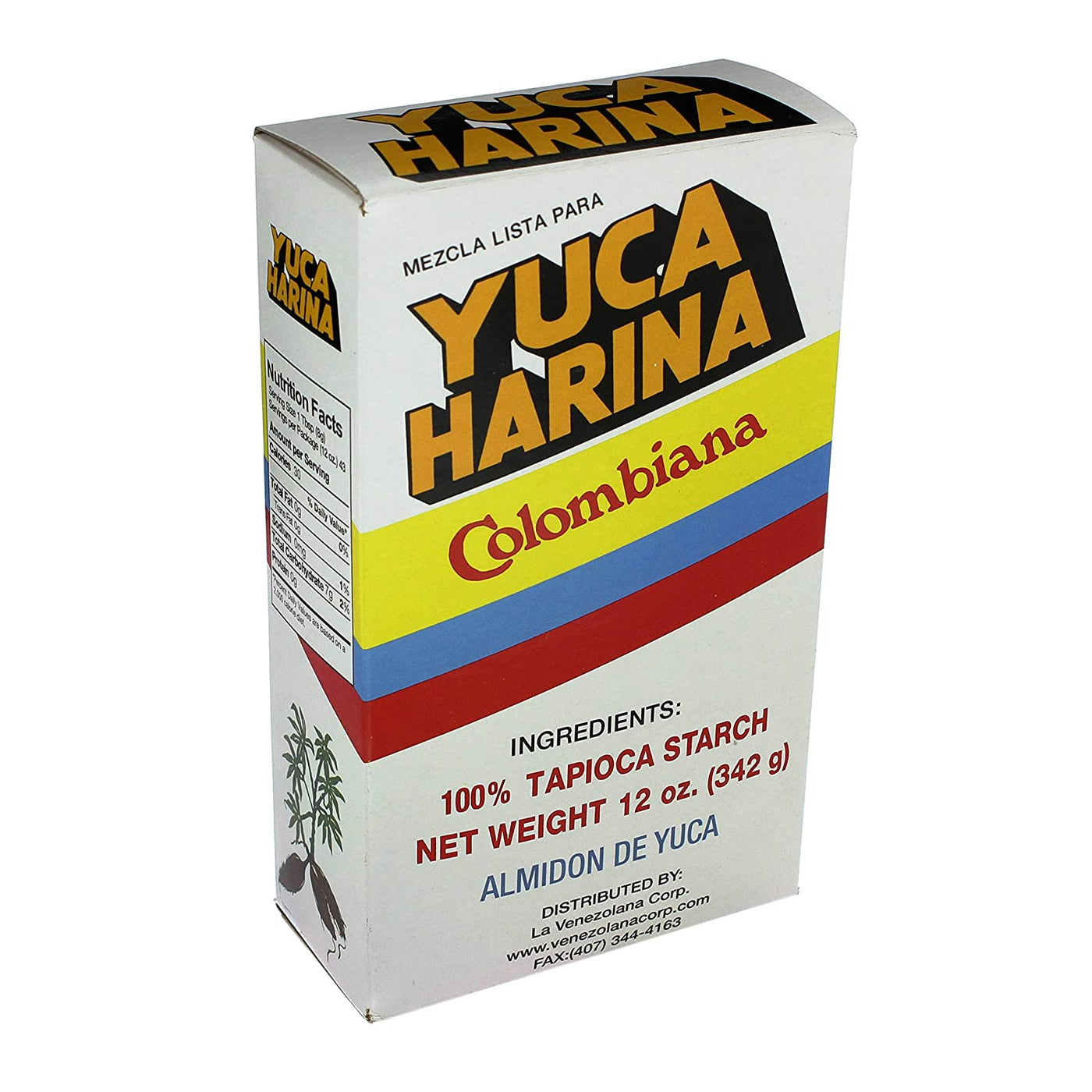 Yuca Harina Colombiana Box 340gr